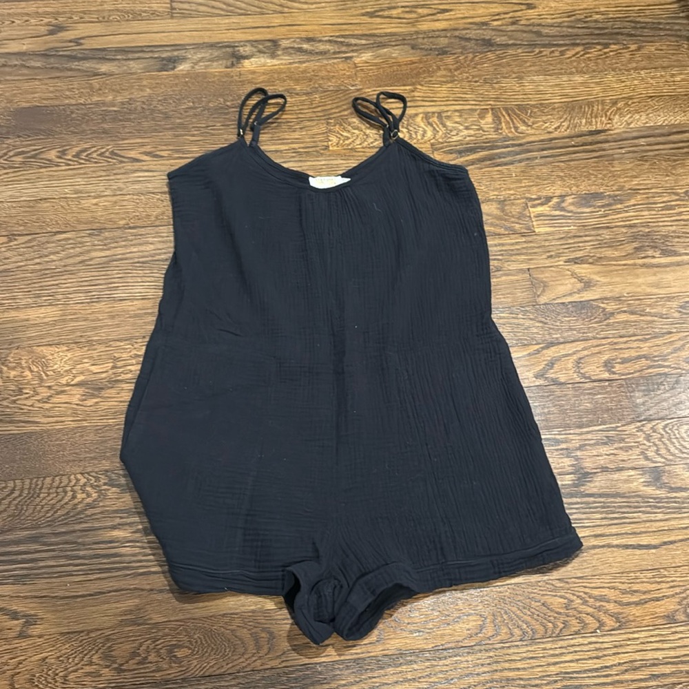 Nation LTD Black Womens Romper